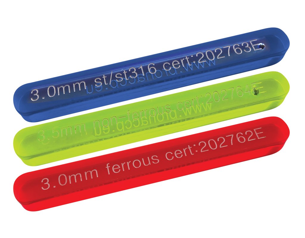 Probador Detectable De Metal SS316 BARRA 100x20x20mm SKU PO505 FBK Probador Detectable De Metal SS316 BARRA 100x20x20mm SKU PO505 FBK