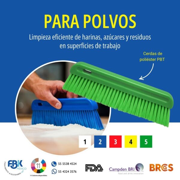 Cepillo de mano para polvos. SKU:52126 - Image 2
